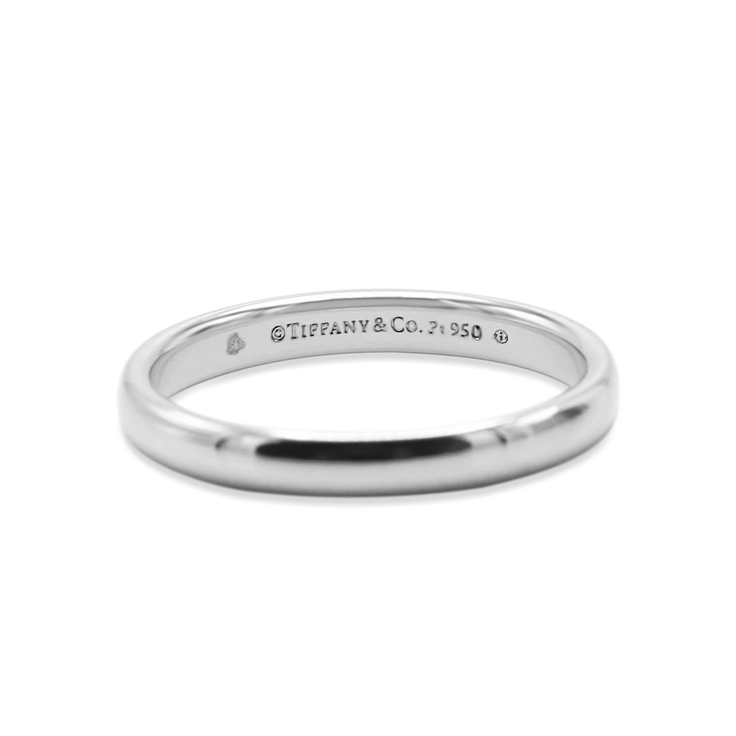 Premium Pre-Owned Platinum Tiffany 3mm Wedding Band