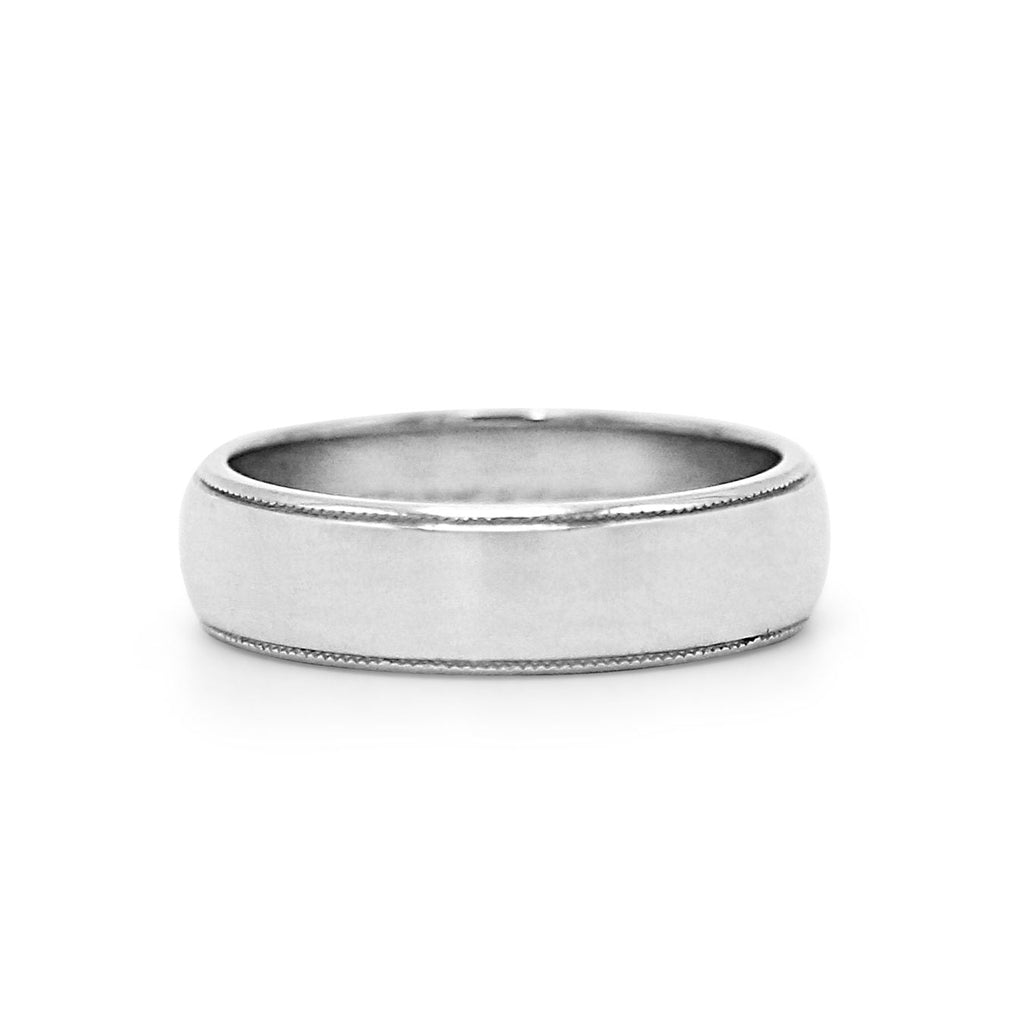 used Tiffany & Co. 6mm Milgrain Court Band Ring