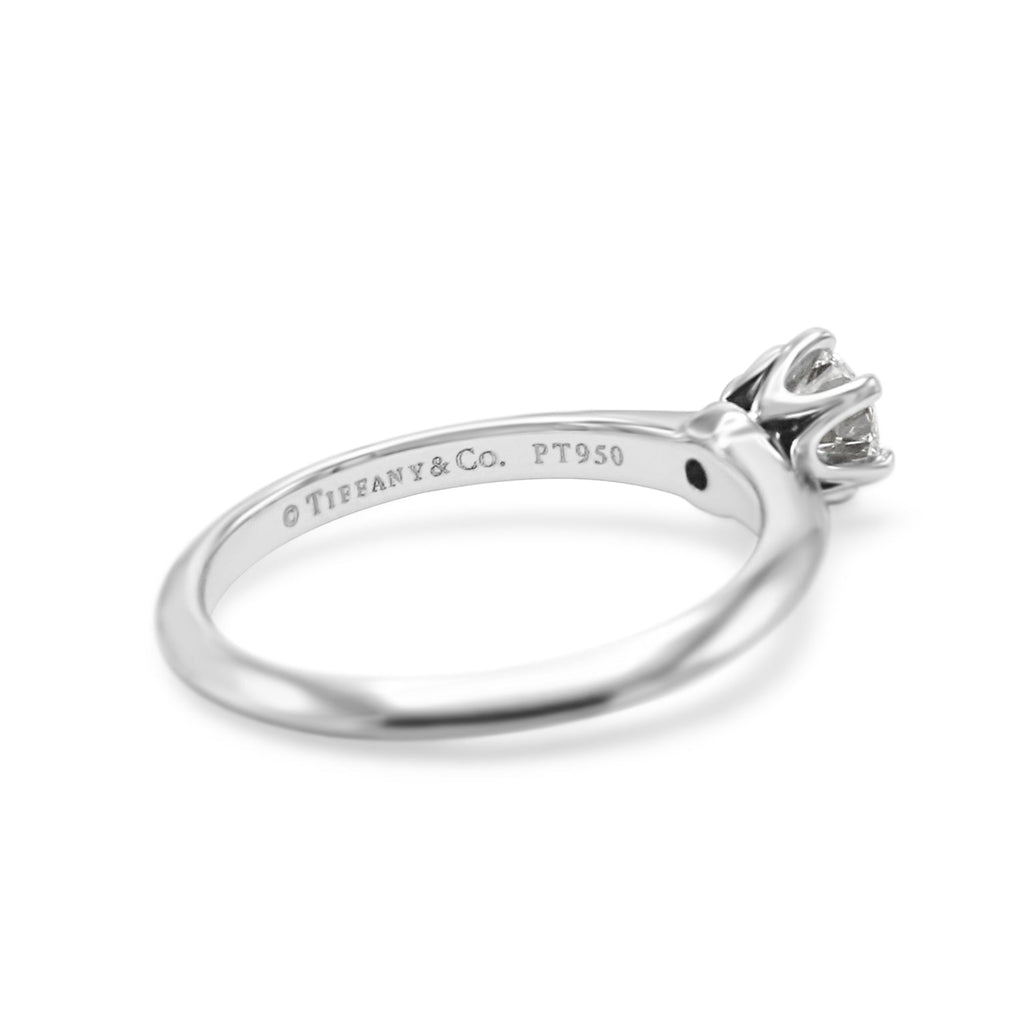 used Tiffany & Co. Certificated 0.38ct Solitaire Diamond Ring