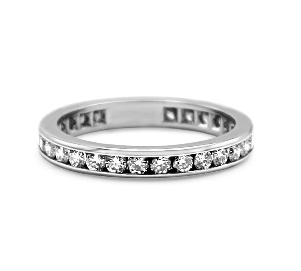 used Tiffany & Co. Diamond 3mm Eternity Band Ring