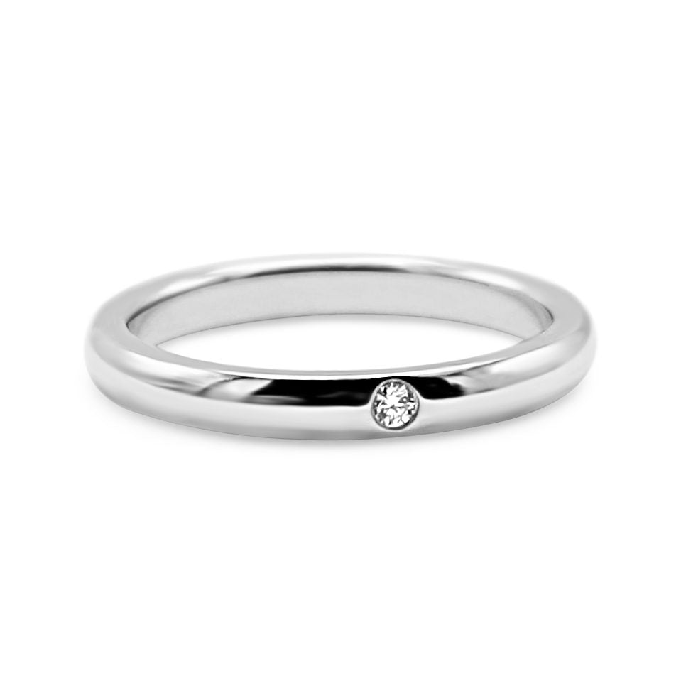 used Tiffany & Co. Elsa Peretti Platinum Diamond Band Ring