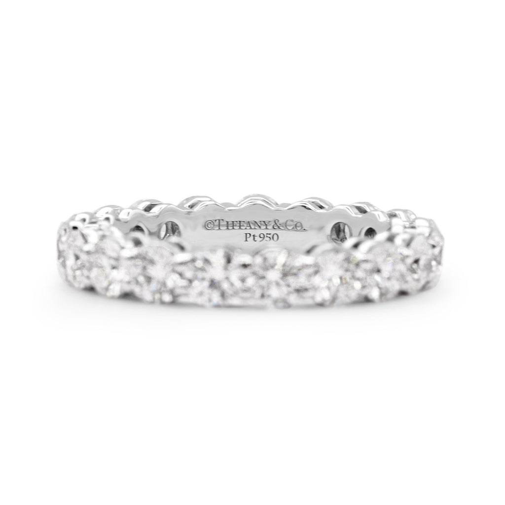 used Tiffany & Co Embrace Diamond Band Ring - Platinum