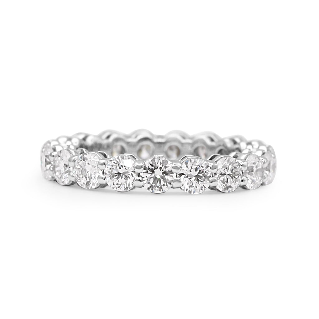 used Tiffany & Co Embrace Diamond Band Ring - Platinum