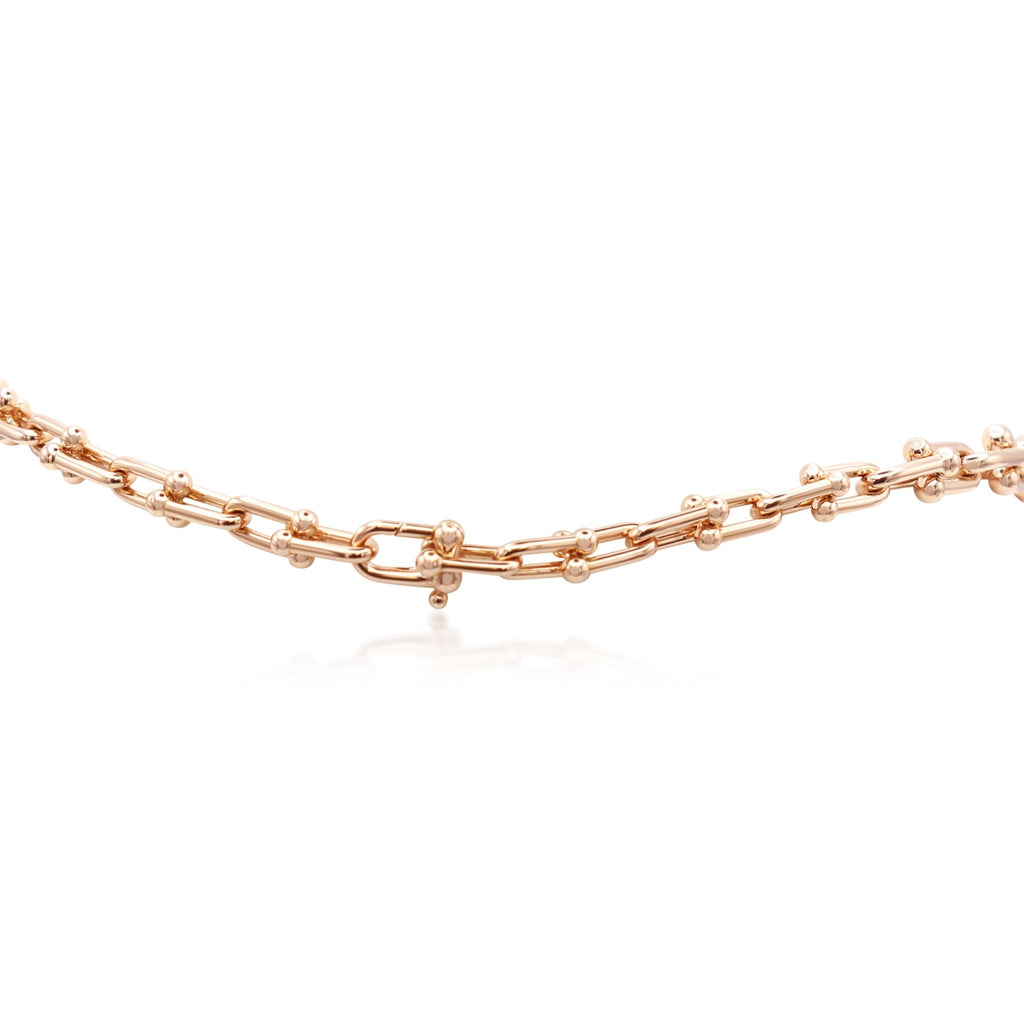 used Tiffany & Co Graduated Hardware Link 18" Necklace