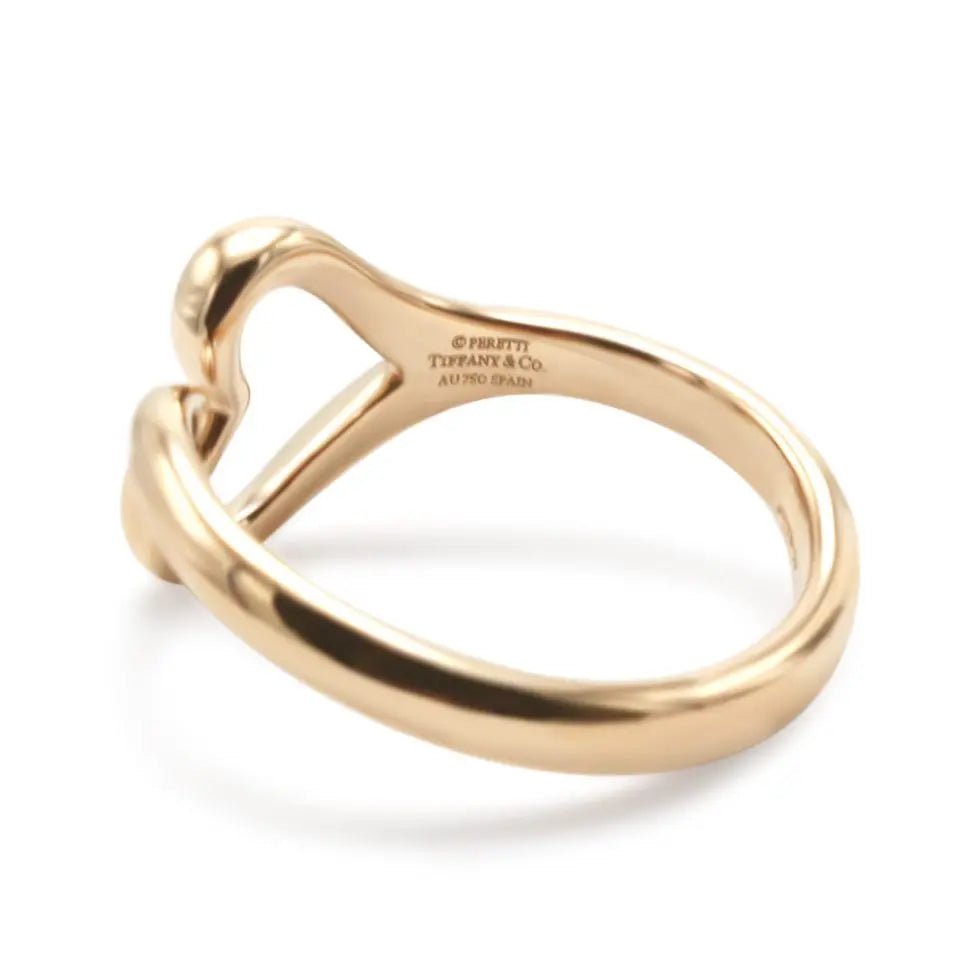 used Tiffany & Co. Open Heart Ring by Elsa Peretti - 18ct Rose Gold