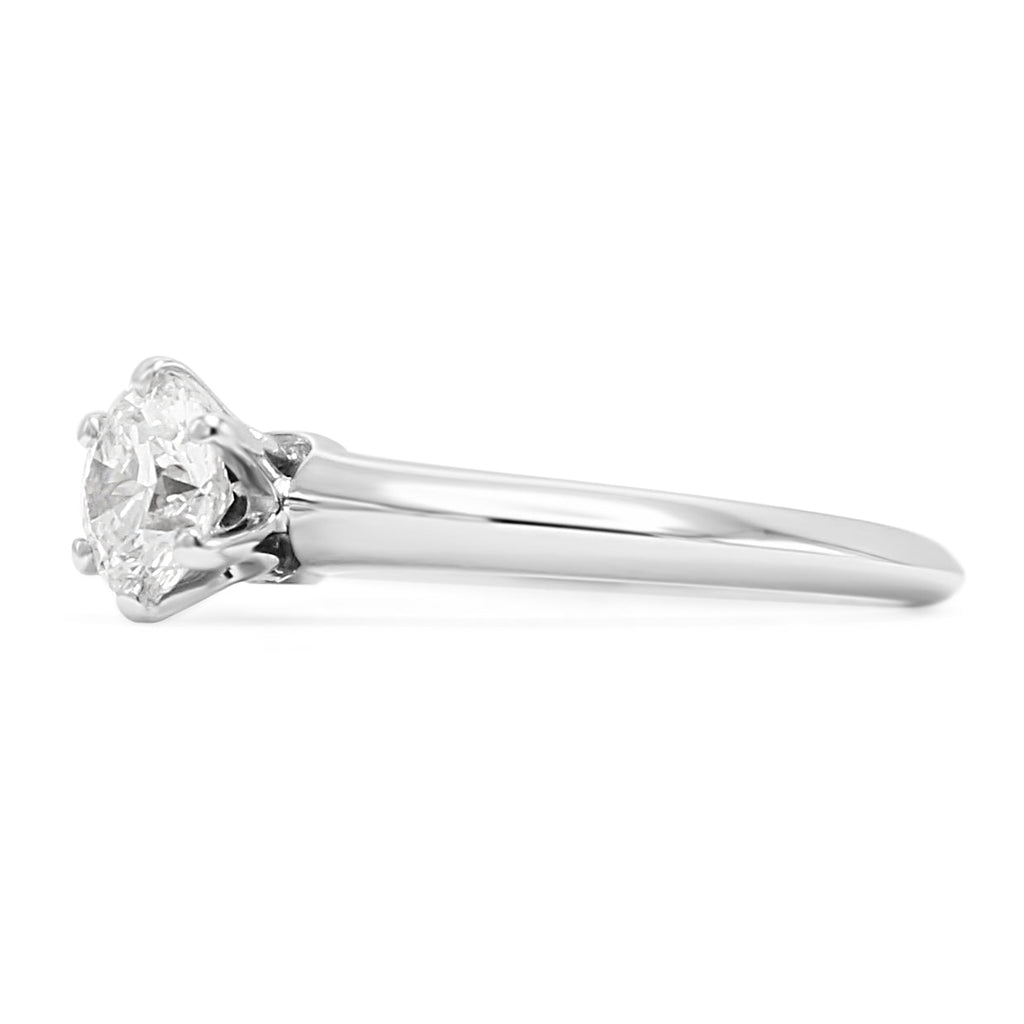 used Tiffany & Co. Platinum Solitaire 0.67ct Diamond Ring