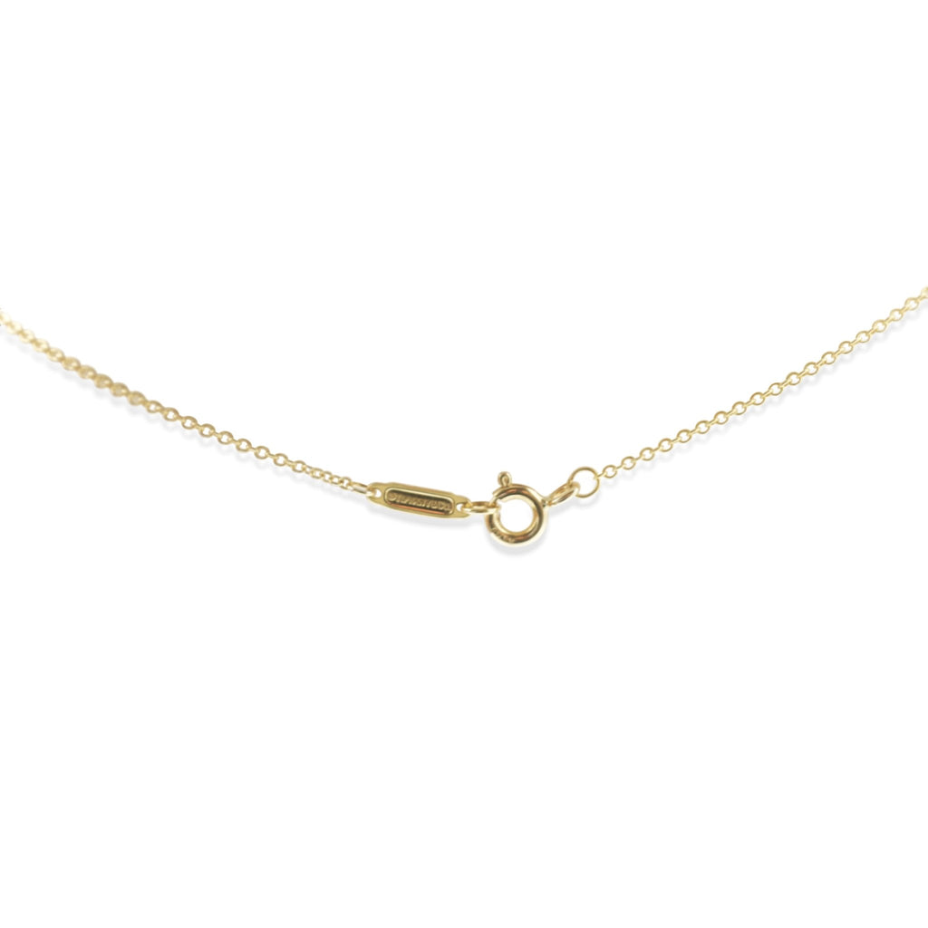 used Tiffany & Co Schlumberger Lynn Diamond Pendant On Necklace