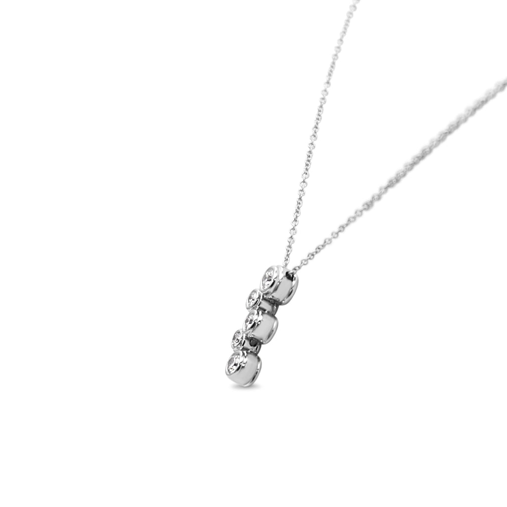 used Tiffany Diamond Bubbles Pendant Necklace - Platinum