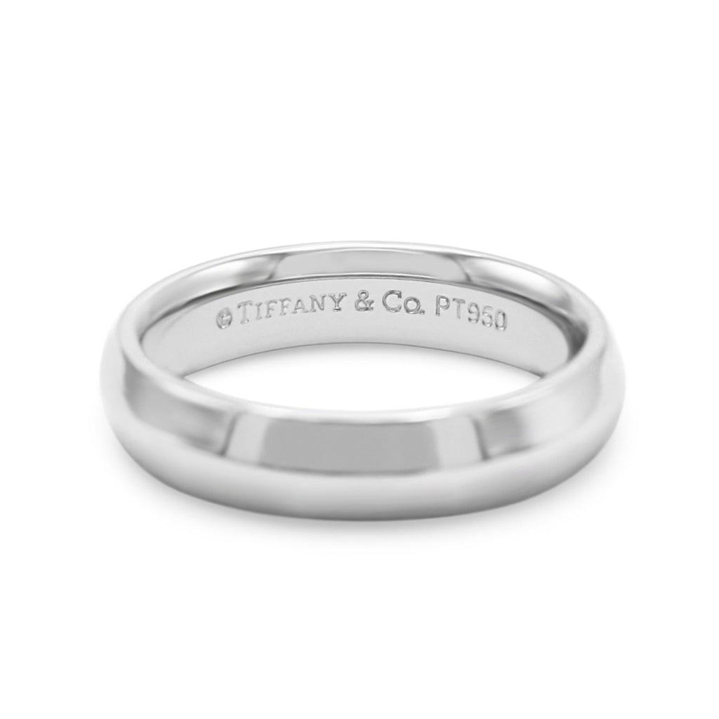 used Tiffany Forever Wedding Band Ring - Platinum